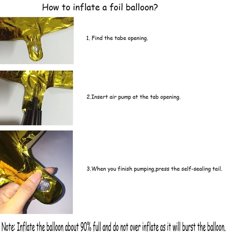 GOER Number 20 Balloons for 20th Birthday Party Decorations,42 Inch Jumbo Foil Helium Balloons for 20th Anniversary (Gold) - Image 4